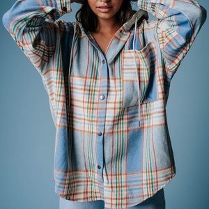 Clad and Cloth Stuck With U Plaid Top